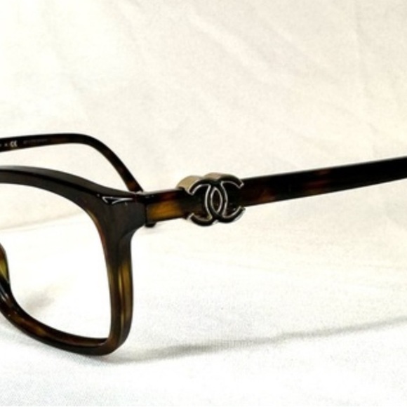 Authentic CHANEL Black Clear Eyeglass frames - Picture 1 of 8